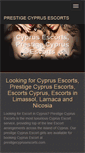 Mobile Screenshot of prestigecyprusescorts.com